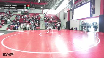 145 lbs Quarterfinal - Keira Blundell, MARLOW vs Jisselle Caridel, WESTMOORE