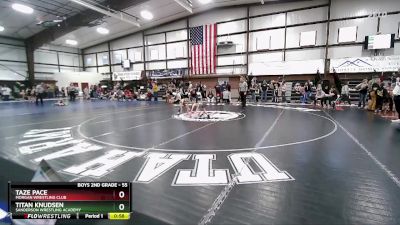 55 lbs Cons. Semi - Taze Pace, Morgan Wrestling Club vs Titan Knudsen, Sanderson Wrestling Academy