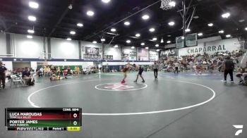 150 lbs Cons. Semi - Porter James, Vista Murrieta vs Luca Maroudas, Temecula Valley