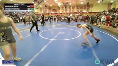 84 lbs Rr Rnd 3 - Hunter Jackson, Locust Grove Youth Wrestling vs Hayden Stanford, Salina Wrestling Club