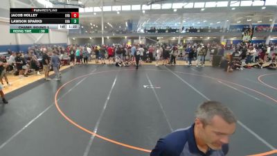 106 lbs Champ. Round 1 - Lawson Sparks, Unattached vs Jacob Holley, Unattached