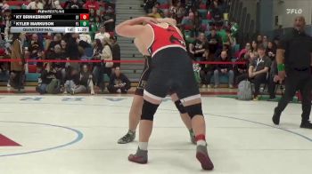 285 lbs Quarterfinal - Ky Brinkerhoff, Las Vegas vs Kyler Markuson, Faith Lutheran