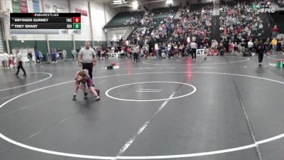 60 lbs Champ. Round 1 - Brydger Gurney, Torrington Wrestling Club vs Trey Grant, Bennington