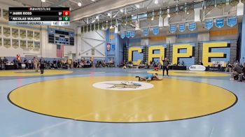 150 lbs Champ. Round 1 - Nicolas Walker, Cape Henlopen H S vs Jamir Ross, William Penn H.S.