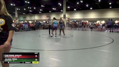 Round 4 (8 Team) - Cheyenne Wigley, Orange City Titans vs Julissa Pena, Queen Bees