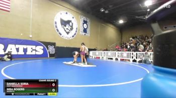 155 lbs Champ. Round 2 - Nisa Rogers, Righetti vs Daniella Soria, East Bakersfield