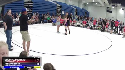 95 lbs Round 5 (6 Team) - Smara Addow, Minnesota Storm Girls vs Addison Neal, Team Iowa Girls