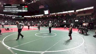160 lbs Semifinal - Brayden Clendenin, DONA vs Brandon Murray, GGBA