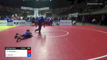 62 lbs 3rd Place Match - Eli Davidson, California vs Bowden Barter, Team Arcata Wrestling Club