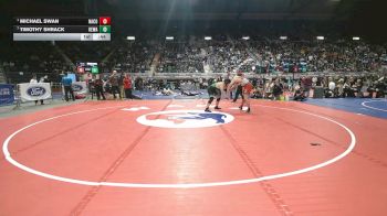 4A-215 lbs Cons. Semi - Michael Swan, Natrona County vs Timothy Shrack, Kelly Walsh