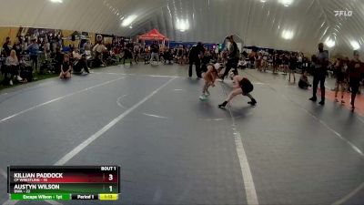 76 lbs Finals (2 Team) - Austyn Wilson, DWA vs Killian Paddock, CP Wrestling