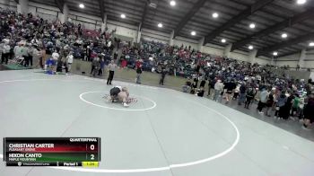 157 lbs Quarterfinal - Hixon Canto, Maple Mountain vs Christian Carter, Pleasant Grove