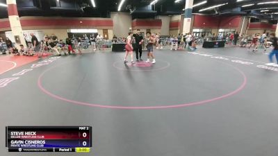 157 lbs Cons. Round 4 - Steve Heck, Keller Wrestling Club vs Gavin Cisneros, Pirate Wrestling Club