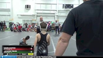 48 lbs Round 2 (8 Team) - Gavin Saxton, 84 Athletes vs JayRonn Fields, South Hills