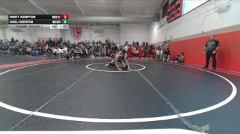 144 lbs Champ. Round 2 - Kael Overton, Meeker vs Rhett Kempton, Grand Junction