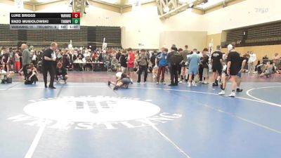93 lbs Final - Luke Briggs, Warhawks Wrestling Inc. - MSE vs Enzo Musiolowski, Triumph Blue - MSE
