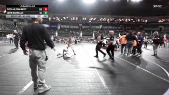 85 lbs 3rd Place - Declan Sharkey, Red Nose vs Luke Barikian, All I See Is Gold Academy