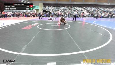132 lbs Round Of 32 - Kayleb Chao, Elk Grove vs Jadyn Dewart, Khutulun