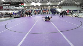 165 lbs 5th Place Match - Dax Gentes, Central Missouri vs Christopher Bauer, Missouri Baptist University