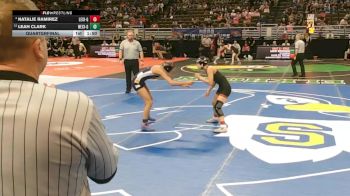 Quarterfinal - Leah Clark, Nebraska City vs Natalie Ramirez, Lexington