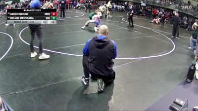 132 lbs Champ. Round 1 - Kelvin Mejorada, Warrior Wrestling Academy vs Jaxon Ebner, Kearney MatCats Wrestling Club