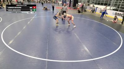 16U Boys - 144 lbs Cons. Semis - Dakoda Willoughby, Red Hawk Wrestling Academy vs Jackson Paulsen, MO West Championship Wrestling Club