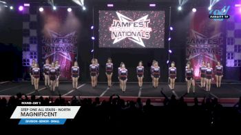 Step One All Stars - North - Magnificent [2025 L3 Senior - Small Day 1] 2025 JAMfest Cheer Super Nationals
