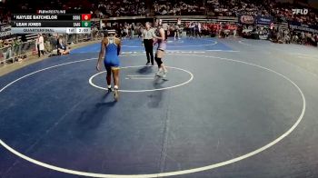 G 114 lbs Quarterfinal - Leah Jones, East Ascension Girls vs Kaylee Batchelor, South Beauregard Girls