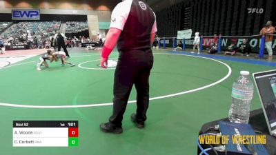52 lbs Final - Aukai Woode, Golden Back vs Cooper Corbett, Roundtree Wrestling Academy