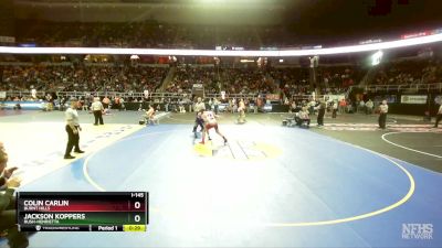 I-145 lbs Cons. Round 4 - Colin Carlin, Burnt Hills vs Jackson Koppers, Rush-Henrietta