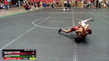44-48 lbs Cons. Round 1 - Jadon Bockmore, Westshore vs Callahan Tucker, Wadsworth