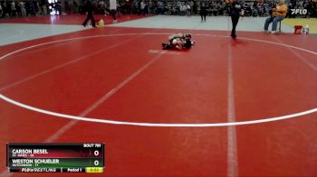 93 lbs Cons. Semi - Carson Besel, St. James vs Weston Schueler, Hutchinson