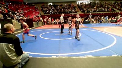 90 lbs Semifinal - Boston Heissler, Claremore Wrestling Club vs Easton Seago, Collinsville Cardinal Youth Wrestling