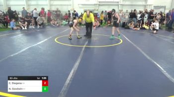 90-J lbs Round Of 16 - Chase Stegena, PA vs Nicklas Goodwin, NY