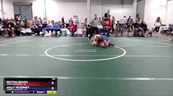 110 lbs Round 1 (6 Team) - Peyton Segata, Misfits Strength vs Holly Mckinney, Finger Lakes Elite