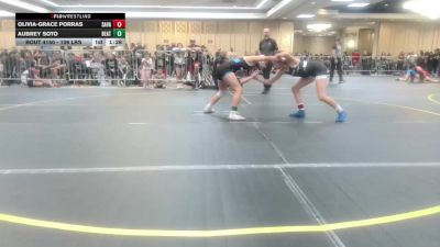 109 lbs Round Of 64 - Olivia-Grace Porras, Savage House WC vs Aubrey Soto, Beat The Streets - Los Angeles