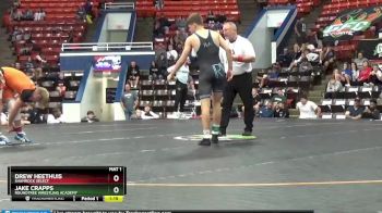 125 lbs 1st Place Match - Jake Crapps, Roundtree Wrestling Academy vs Drew Heethuis, Shamrock Select