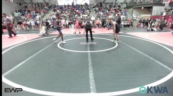 85 lbs Semifinal - Crew Card, Tulsa Blue T Panthers vs Tre Hausler, Raw Wrestling Club