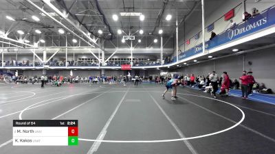 157 lbs Round Of 64 - Michael North, University Of Maryland vs Kelly Kakos, Unattached-Unrostered