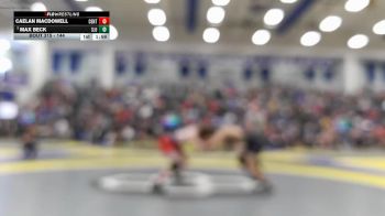 144 lbs Champ. Round 3 - Max Beck, St. John Jesuit vs Caelan MacDowell, Centennial