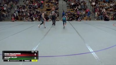 70 lbs Cons. Round 1 - Ryan Malikowski, MN Elite Wrestling vs Boone Dilley, RT Elite