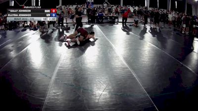 170 lbs 5th Place Match - Sally Johnson, Mayhem WC vs Ellysia Jennings, Ground Zero Wrestling