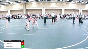72 lbs Consi Of 8 #1 - Audrey Eller, Sanderson Wr Acd vs Justejah Yockeman, Elite WC Hawaii