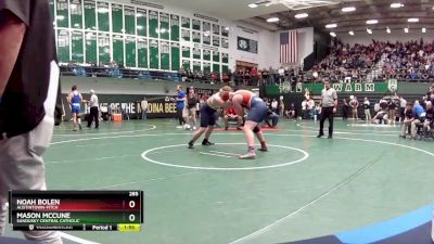 285 lbs Champ. Round 1 - Mason McCune, Sandusky Central Catholic vs Noah Bolen, Austintown-Fitch