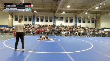 106 lbs Semifinal - Jayden Perez, Shawsheen vs John Woodall, Franklin