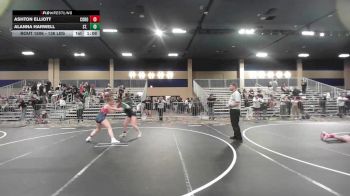 136 lbs Round Of 16 - Ashton Elliott, Coronado vs Alanna Harwell, St. Marys