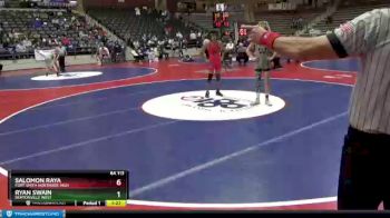 6 lbs Quarterfinal - Ryan Swain, Bentonville West vs Salomon Raya, Fort Smith Northside High