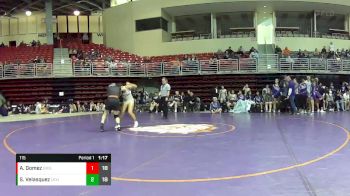 115 lbs Round 3 (6 Team) - Amber Gomez, Grand Island Girls vs Sandra Velasquez, Lexington Girls