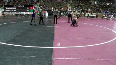 1A-4A 126 3rd Place Match - Dylan Price, Tallassee vs Abe Haskins, Houston Academy