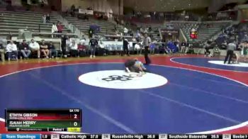 5A 170 lbs Quarterfinal - Ethyn Gibson, Russellville High vs Isaiah Merry, Mountain Home